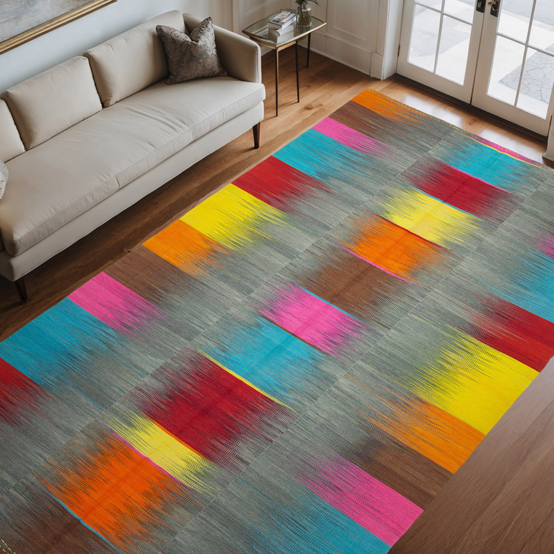 Çok Renkli Yeni Anadolu Kilimi - 210 cm x 339 cm - K0036999