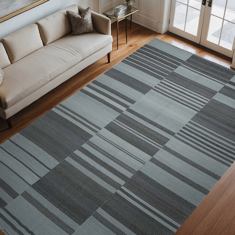 Gri Yeni Anadolu Kilimi - 213 cm x 331 cm - K0037001