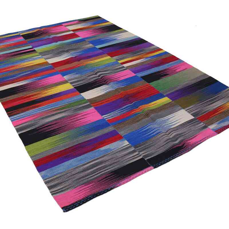 Çok Renkli Yeni Anadolu Kilimi - 207 cm x 293 cm - K0037004