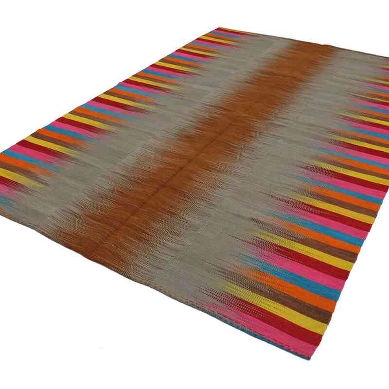 Çok Renkli Yeni Anadolu Kilimi - 211 cm x 316 cm - K0037008