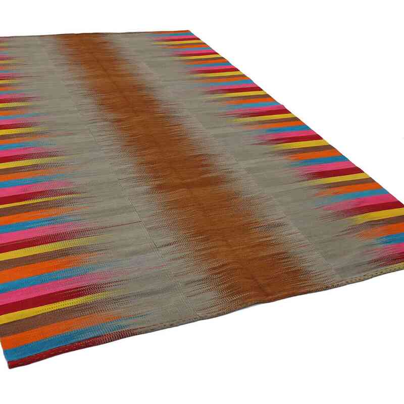 Çok Renkli Yeni Anadolu Kilimi - 211 cm x 316 cm - K0037008