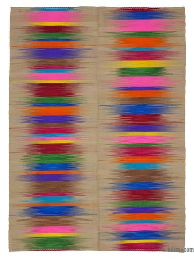 Çok Renkli Yeni Anadolu Kilimi - 203 cm x 287 cm