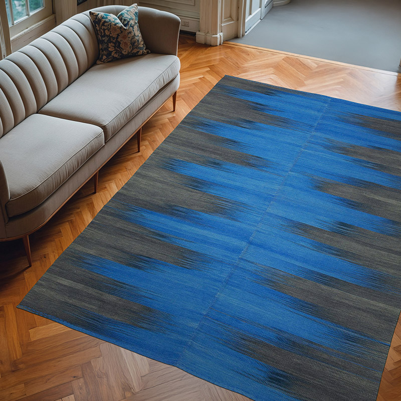 Lacivert Yeni Anadolu Kilimi - 203 cm x 283 cm - K0037037