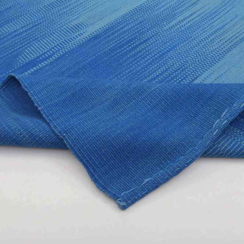 Azul Oscuro Alfombra Neo Caspian Kilim - 206 cm x 283 cm - K0037041