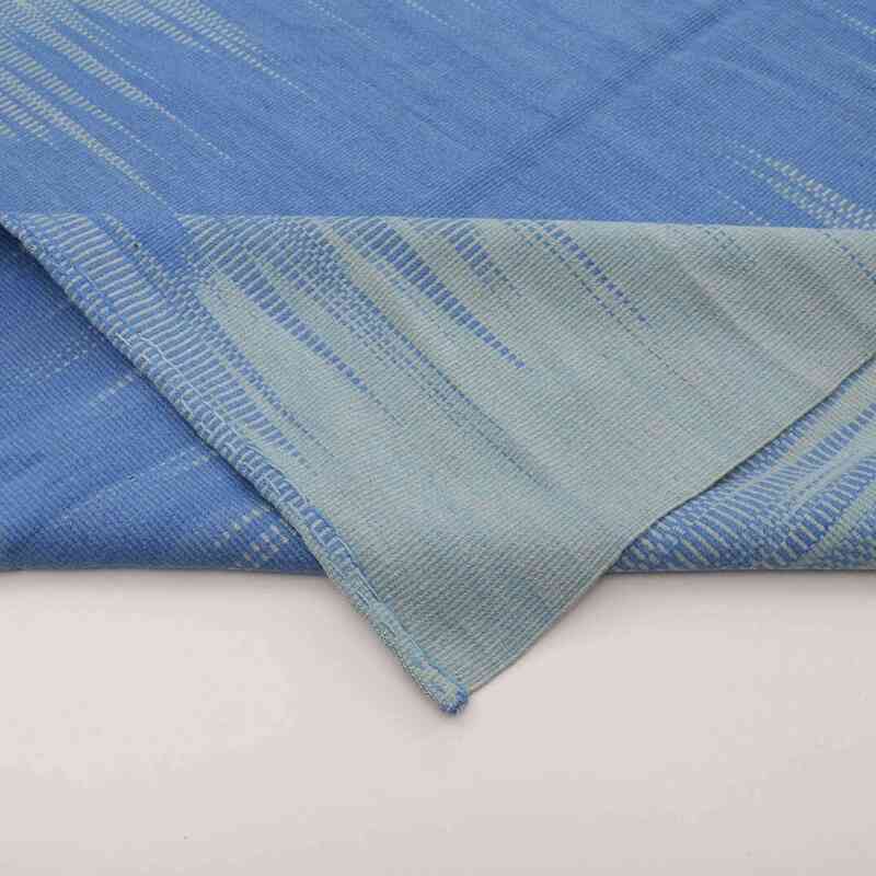 Blue Neo Caspian Kilim Rug - 12'  x 15' 10" (144" x 190") - K0037055