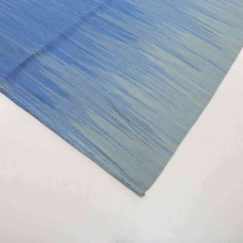 Blue Neo Caspian Kilim Rug - 12'  x 15' 10" (144" x 190") - K0037055