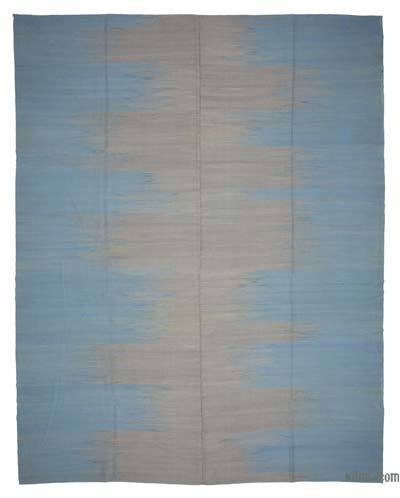 Lacivert, Gri Yeni Anadolu Kilimi - 362 cm x 466 cm