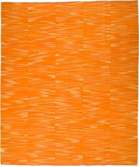Orange Neo Caspian Kilim Rug - 10' 11" x 12' 11" (131" x 155")