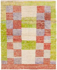 New Turkish Tulu Rug - 5' 2" x 6' 8" (62" x 80")