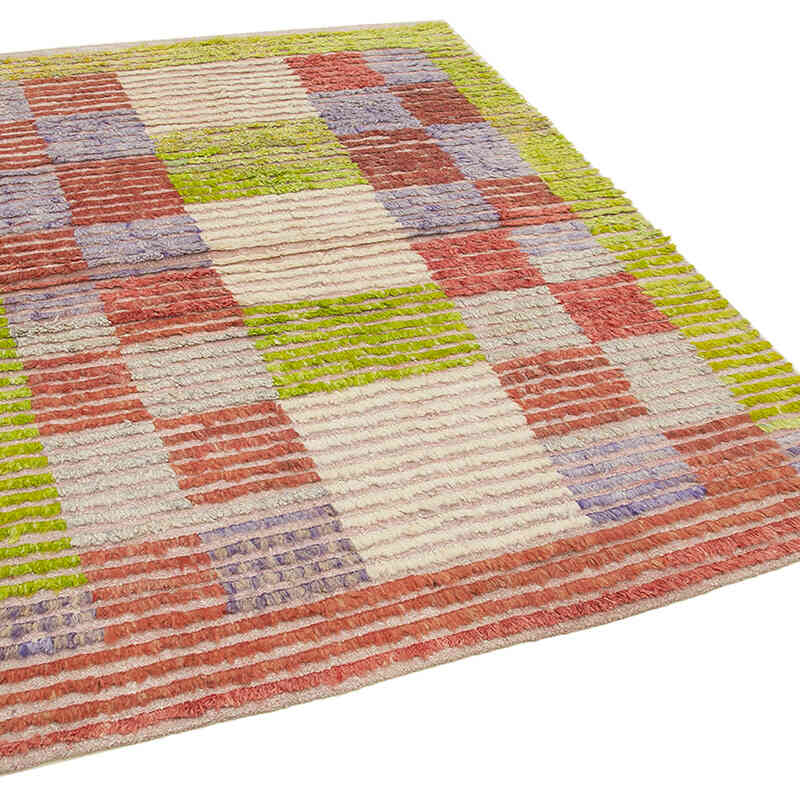 Nueva Alfombra Turca Anudada a Mano - 158 cm x 203 cm - K0037106