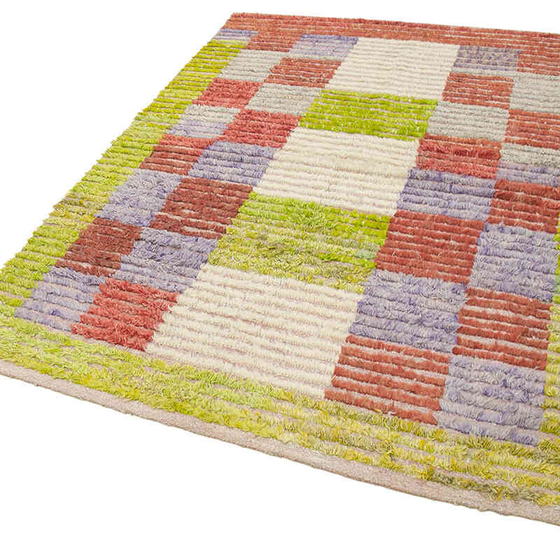 Nueva Alfombra Turca Anudada a Mano - 158 cm x 203 cm - K0037106