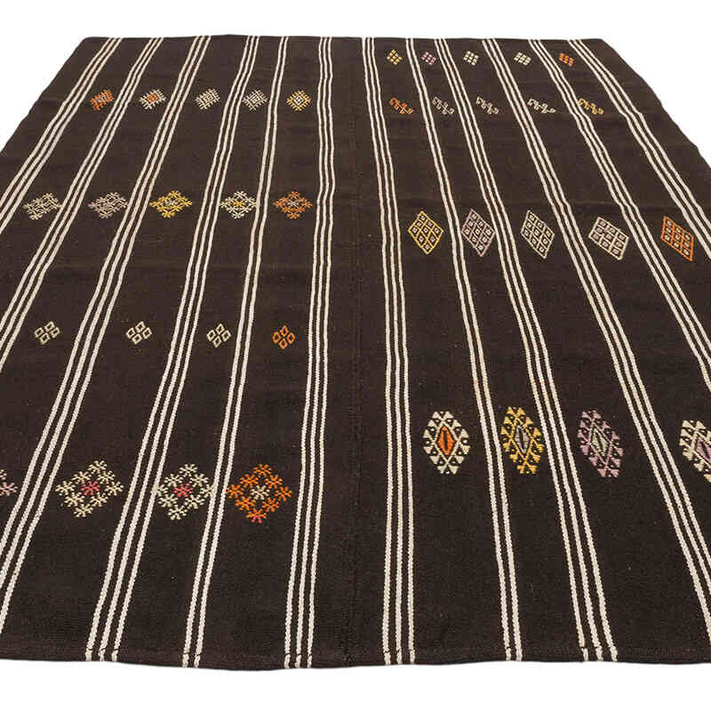 Alfombra Vintage Anatolian Kilim - 186 cm x 266 cm - K0037135