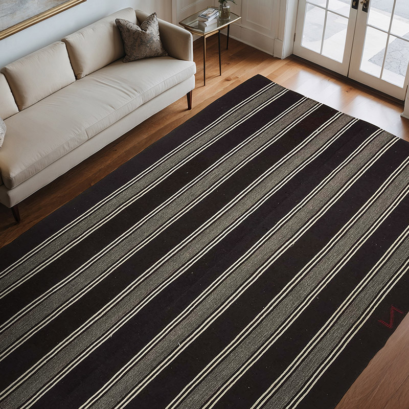 Vintage Anadolu 'Kıl' Kilim - 224 cm x 325 cm - K0037219