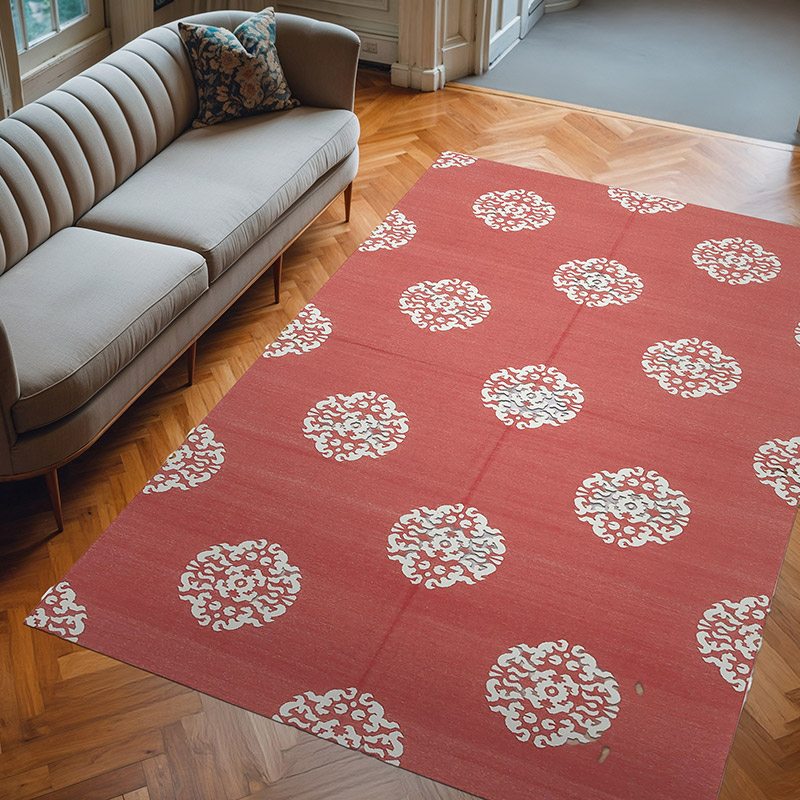 Nueva alfombra Dhurrie - 186 cm x 272 cm - K0037237