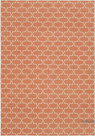 New Dhurrie Rug - 6' 5" x 9' 2" (77 in. x 110 in.)