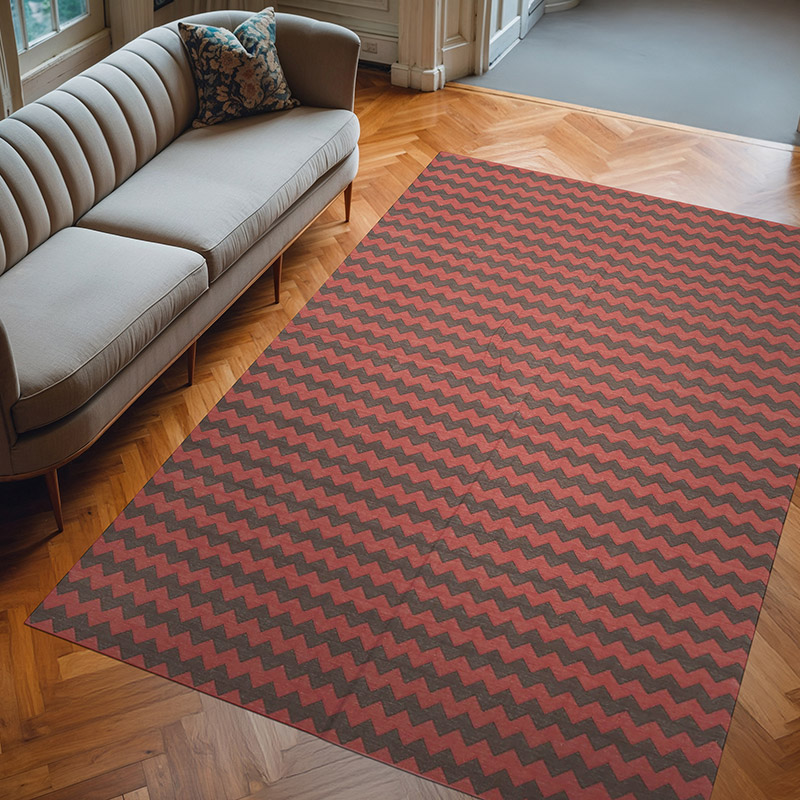 New Dhurrie Rug - 6'  x 8' 11" (72" x 107") - K0037248