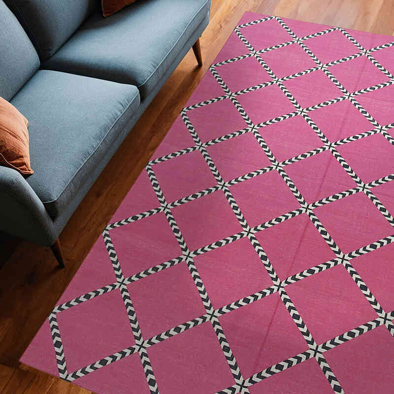 New Dhurrie Rug - 6'  x 8' 7" (72" x 103") - K0037260