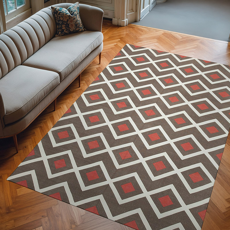 Nueva alfombra Dhurrie - 184 cm x 273 cm - K0037266