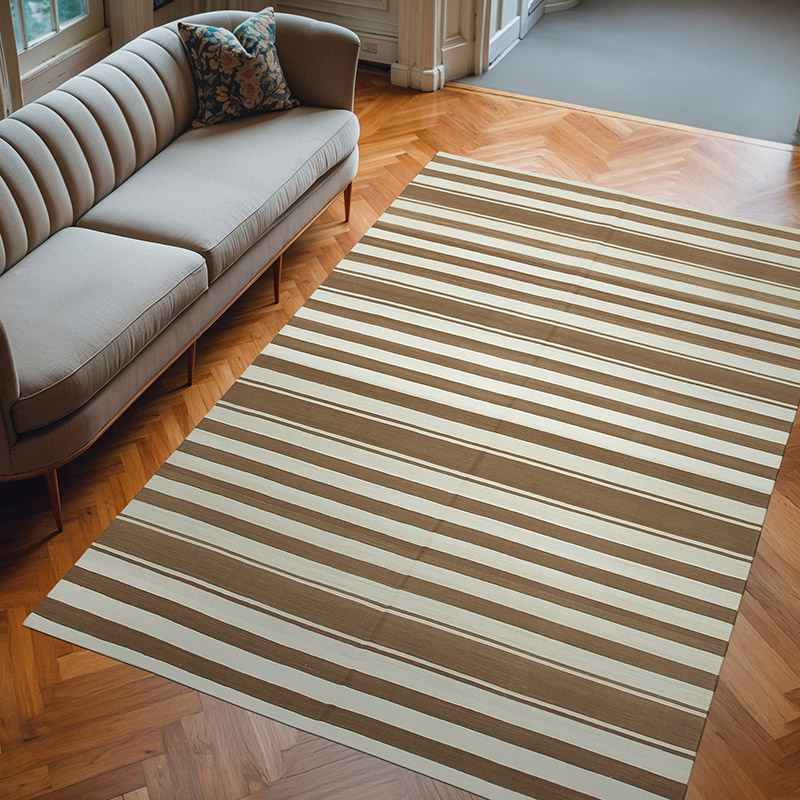 New Dhurrie Rug - 6'  x 9' 1" (72" x 109") - K0037271