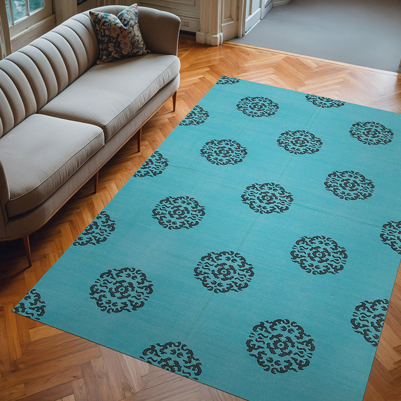 Yeni El Dokuma Dhurrie - 190 cm x 271 cm - K0037275