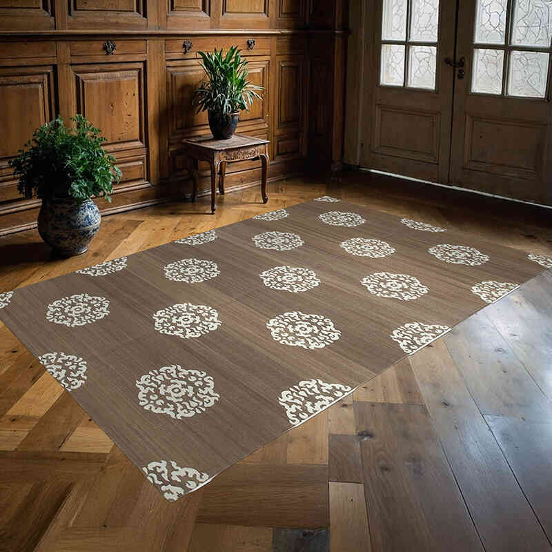 Nueva alfombra Dhurrie - 180 cm x 268 cm - K0037278