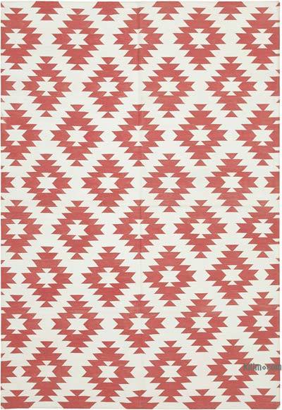 Nueva alfombra Dhurrie - 188 cm x 273 cm