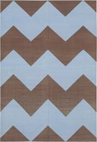 New Dhurrie Rug - 6' 3" x 8' 10" (75" x 106")