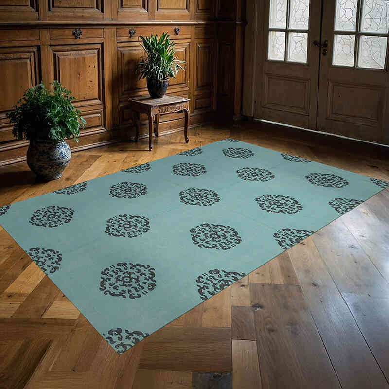 New Dhurrie Rug - 5' 10" x 8' 9" (70" x 105") - K0037298