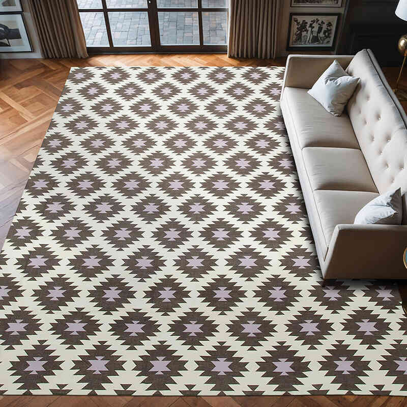 New Dhurrie Rug - 9' 9" x 13' 4" (117" x 160") - K0037334