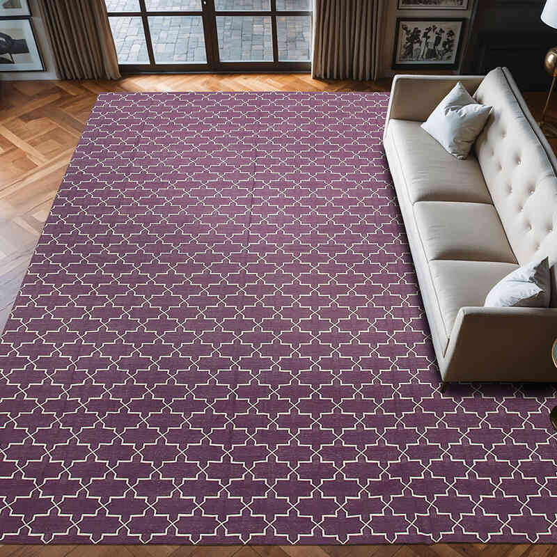 Nueva alfombra Dhurrie - 310 cm x 418 cm - K0037347