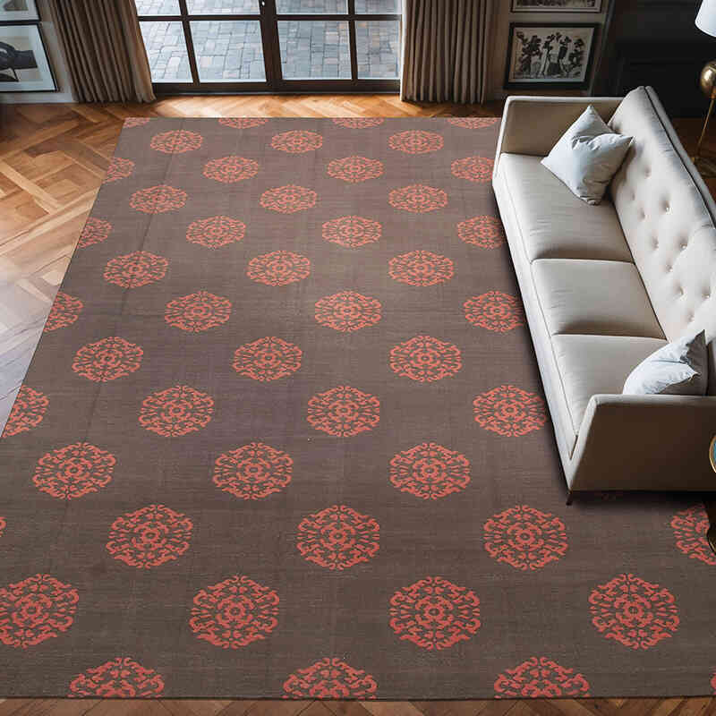 New Dhurrie Rug - 10' 3" x 13' 9" (123" x 165") - K0037353