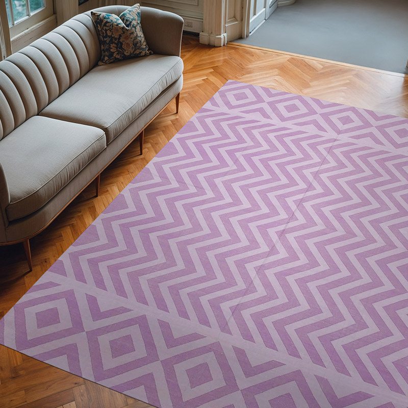 New Dhurrie Rug - 7' 11" x 9' 8" (95" x 116") - K0037377