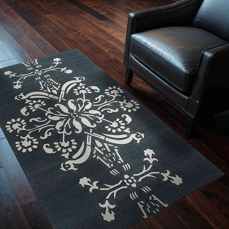 Yeni El Dokuma Dhurrie - 108 cm x 165 cm - K0037388