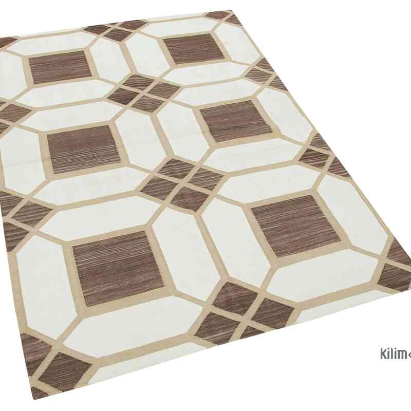 Nueva alfombra Dhurrie - 109 cm x 158 cm - K0037392