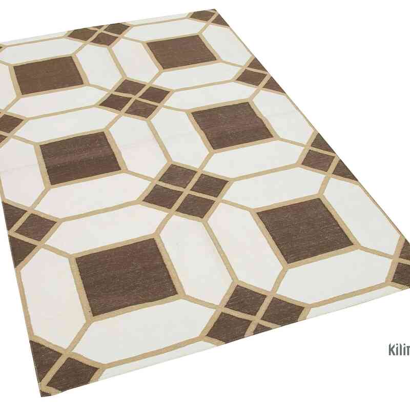 Nueva alfombra Dhurrie - 107 cm x 163 cm - K0037393