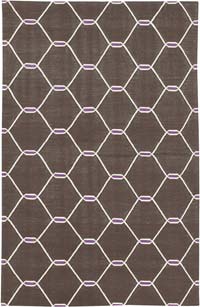 New Dhurrie Rug - 3' 7" x 5' 7" (43" x 67")