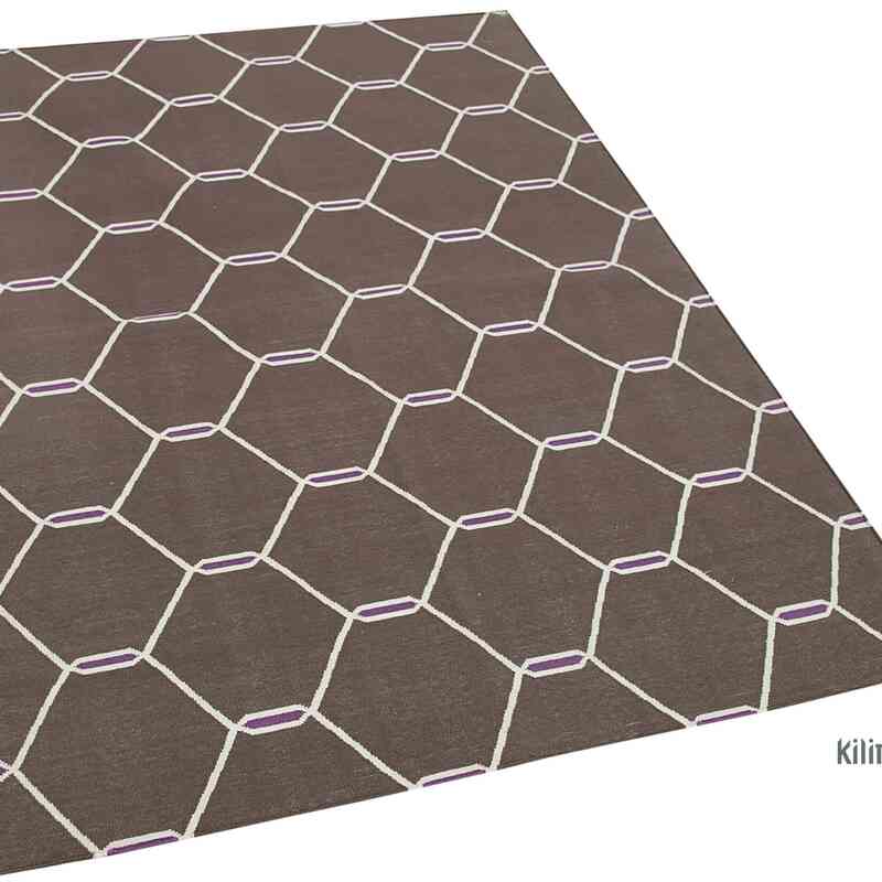 Nueva alfombra Dhurrie - 112 cm x 167 cm - K0037396