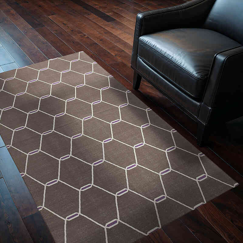New Dhurrie Rug - 3' 8" x 5' 6" (44" x 66") - K0037396