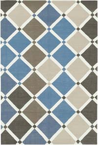 Nueva alfombra Dhurrie - 106 cm x 161 cm