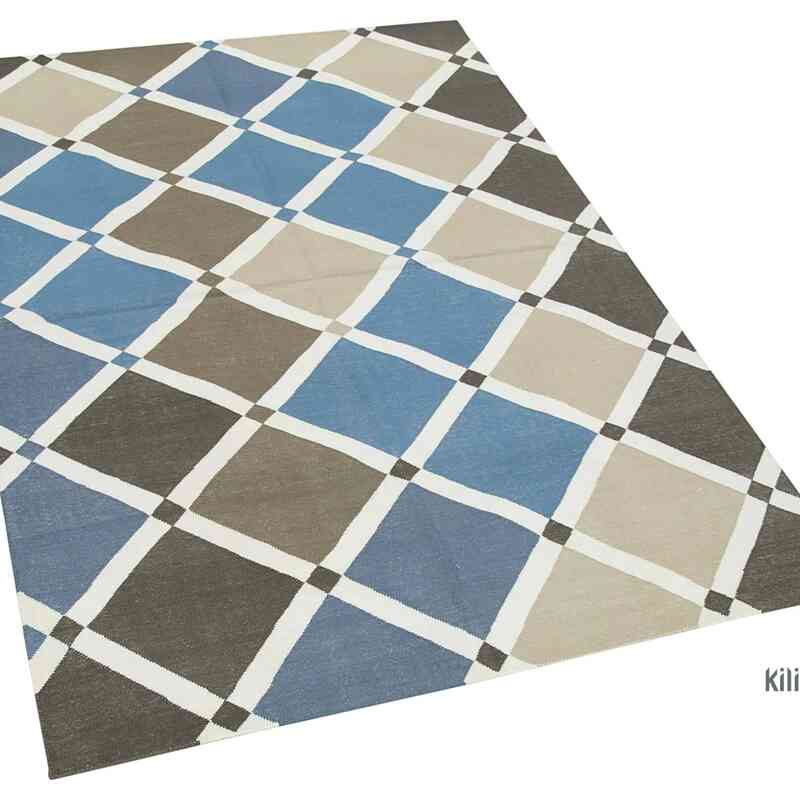 New Dhurrie Rug - 3' 6" x 5' 3" (42" x 63") - K0037408