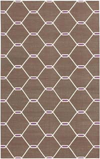 New Dhurrie Rug - 3' 5" x 5' 5" (41" x 65")