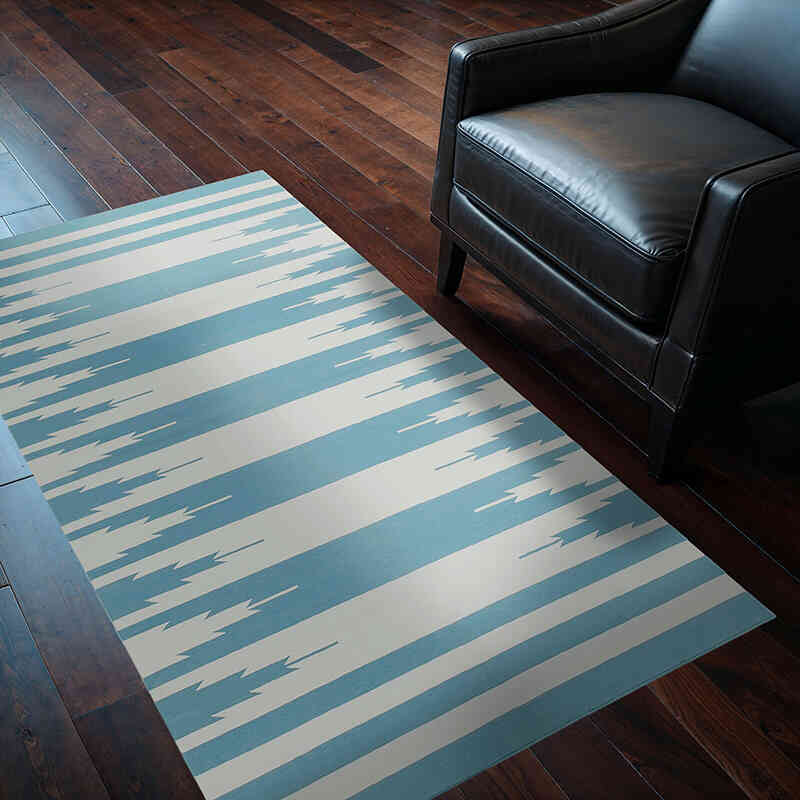New Dhurrie Rug - 3' 5" x 5' 5" (41" x 65") - K0037422
