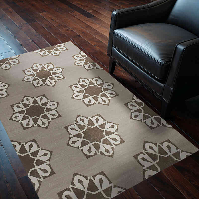 New Dhurrie Rug - 3' 10" x 5' 5" (46" x 65") - K0037428