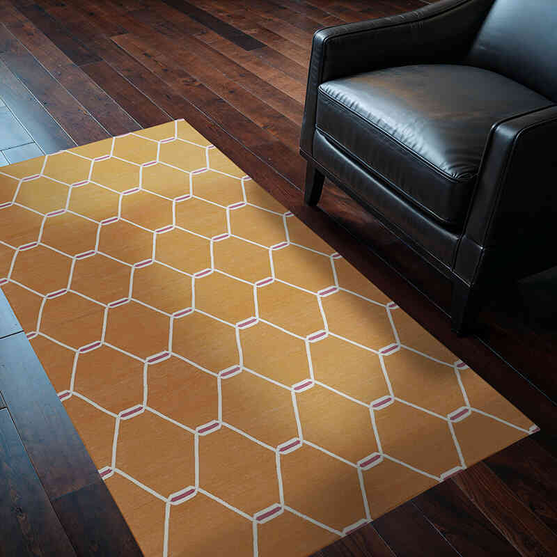 Nueva alfombra Dhurrie - 105 cm x 171 cm - K0037440