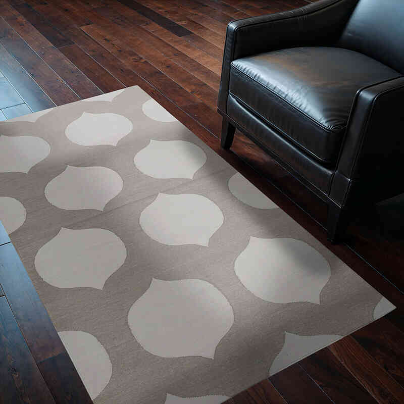 New Dhurrie Rug - 3' 6" x 5' 5" (42" x 65") - K0037452