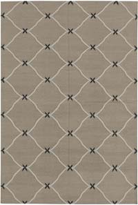 New Dhurrie Rug - 3' 7" x 5' 4" (43" x 64")