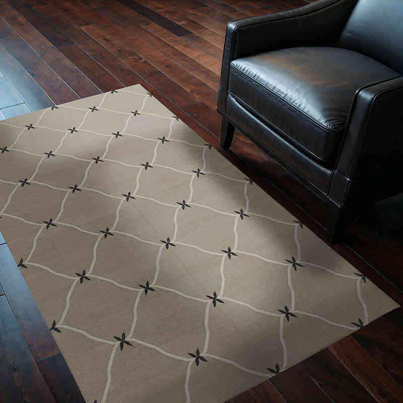 New Dhurrie Rug - 3' 7" x 5' 4" (43" x 64") - K0037453