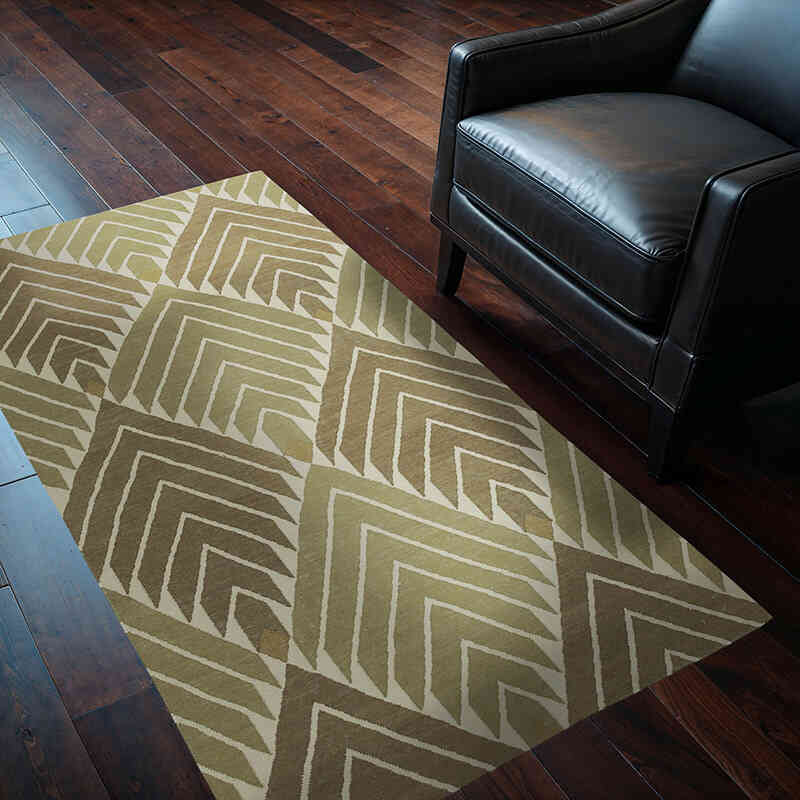 Nueva alfombra Dhurrie - 107 cm x 172 cm - K0037455