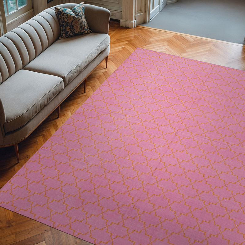 Nueva alfombra Dhurrie - 251 cm x 300 cm - K0037457