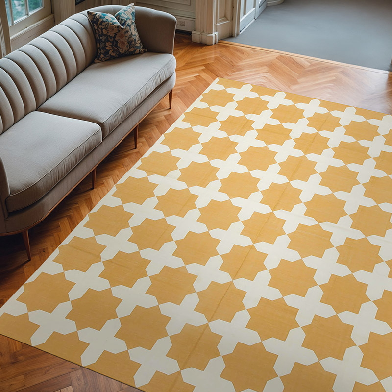 Nueva alfombra Dhurrie - 240 cm x 302 cm - K0037465